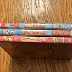 DVD lot of 3 Open Season 1/2/3 discs in good condition